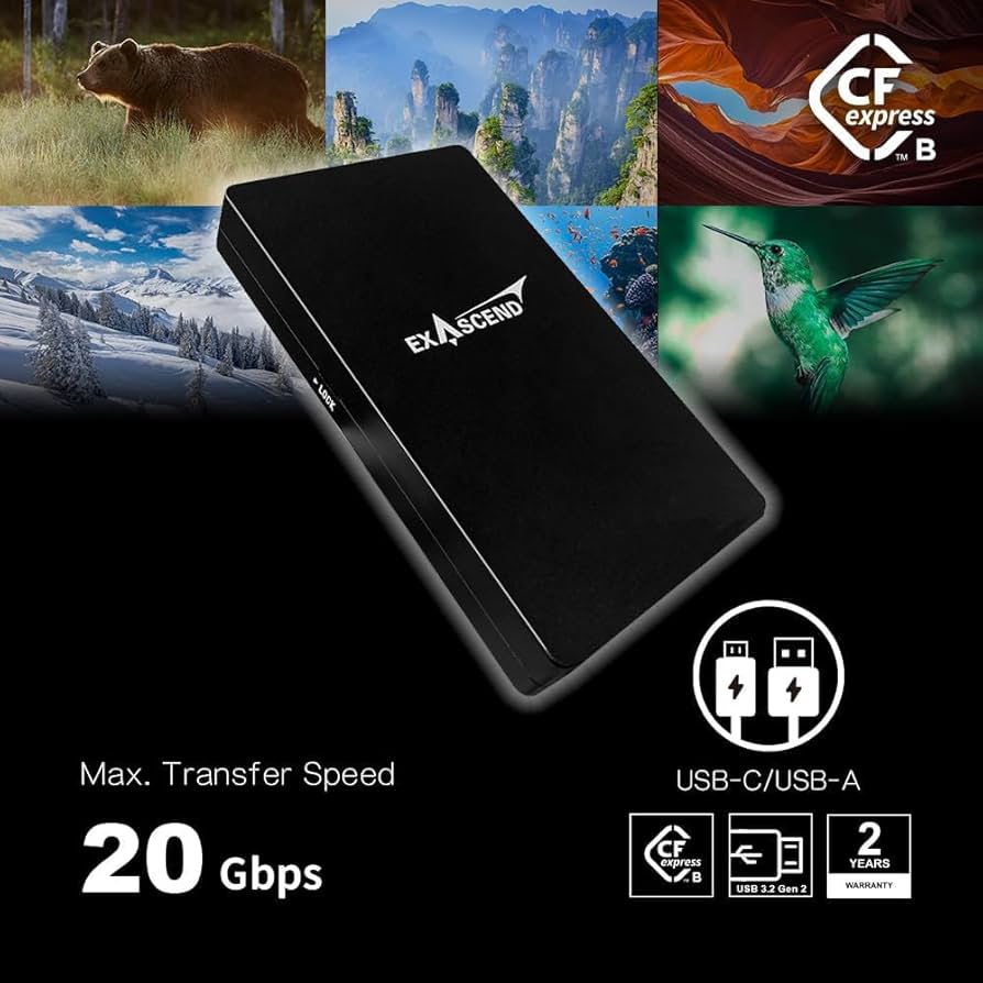 easysurf100　CFexpress TypeB カード＆リーダー CFexpress カードリーダー タイプB CFexpressカード TypeB